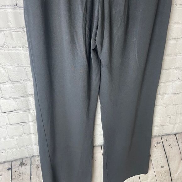 Natori Pull-On Ponte Wide-Leg Stretch Pants Gray - Picture 8 of 12